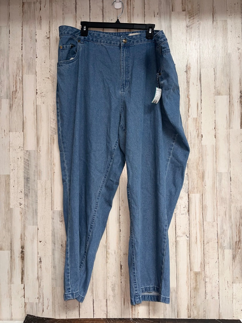LIGHT DENIM WOMAN WITHIN SZ 24 JEANS, LADIES 2X