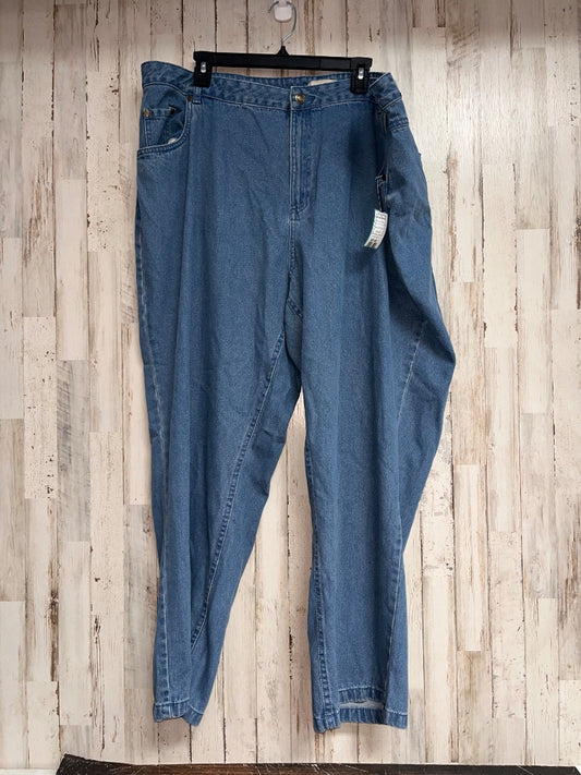 LIGHT DENIM WOMAN WITHIN SZ 24 JEANS, LADIES 2X