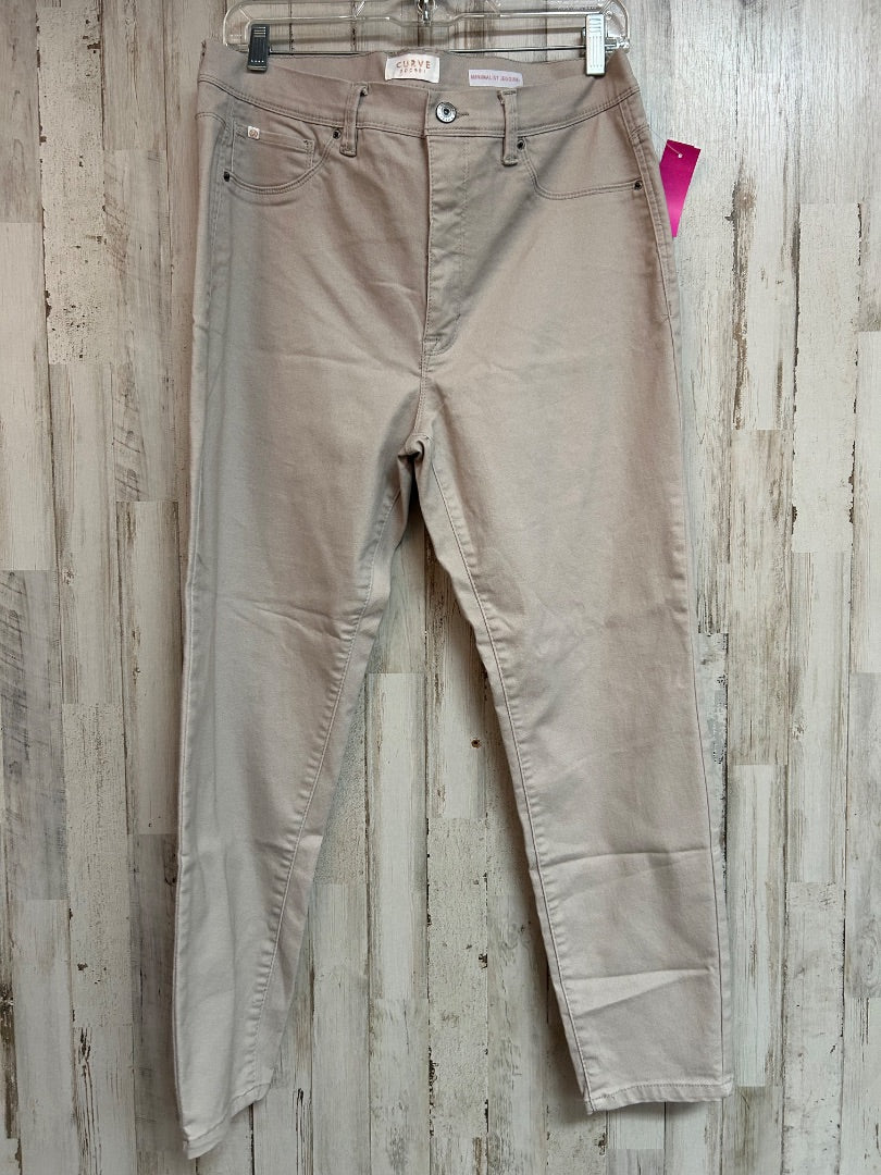 TAN CURVE SZ 12 JEGGINGS, LADIES L