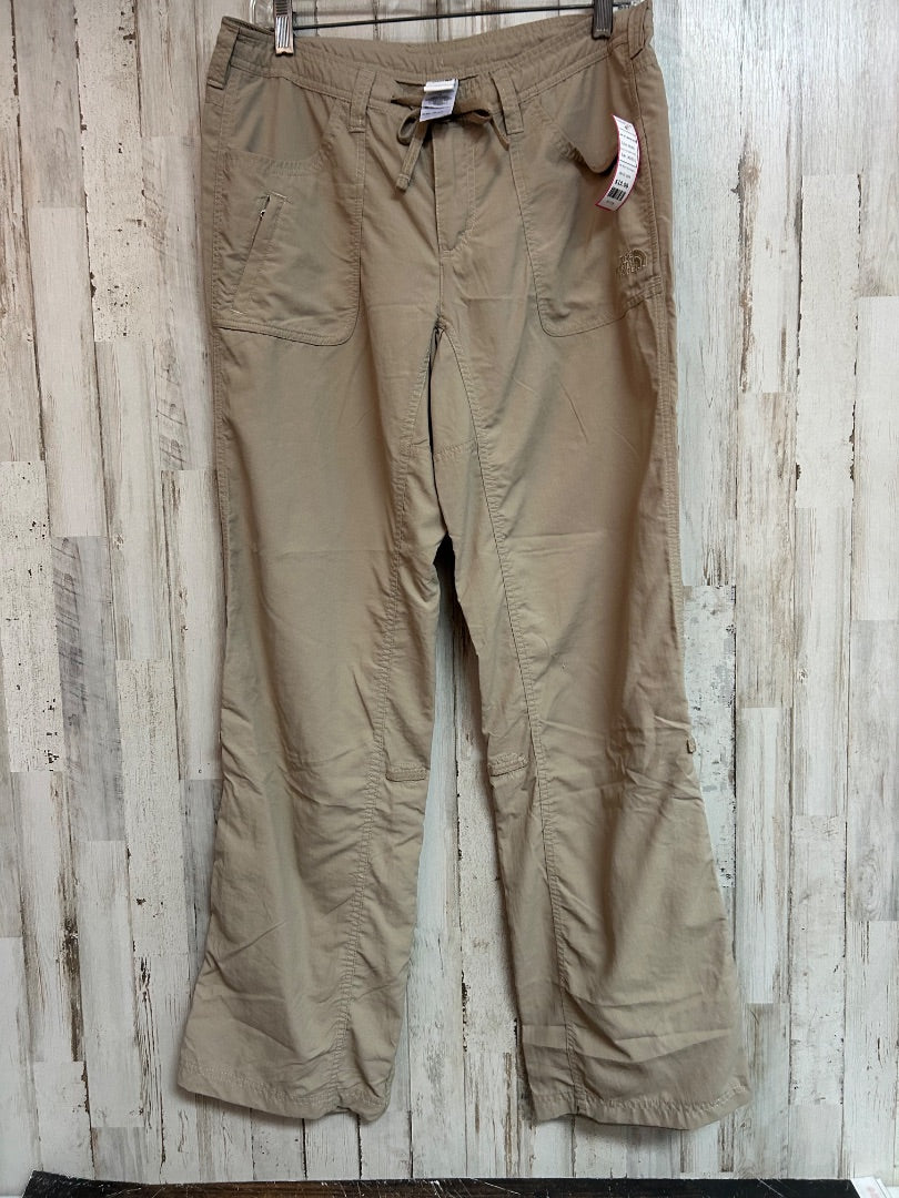 KHAKI THE NORTH FACE DRY FIT PANTS SZ 10, LADIES L