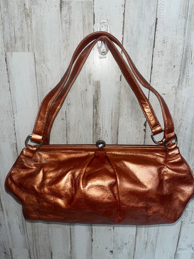 BURNT ORANGE HOBO SHOULDER BAG, PURSES