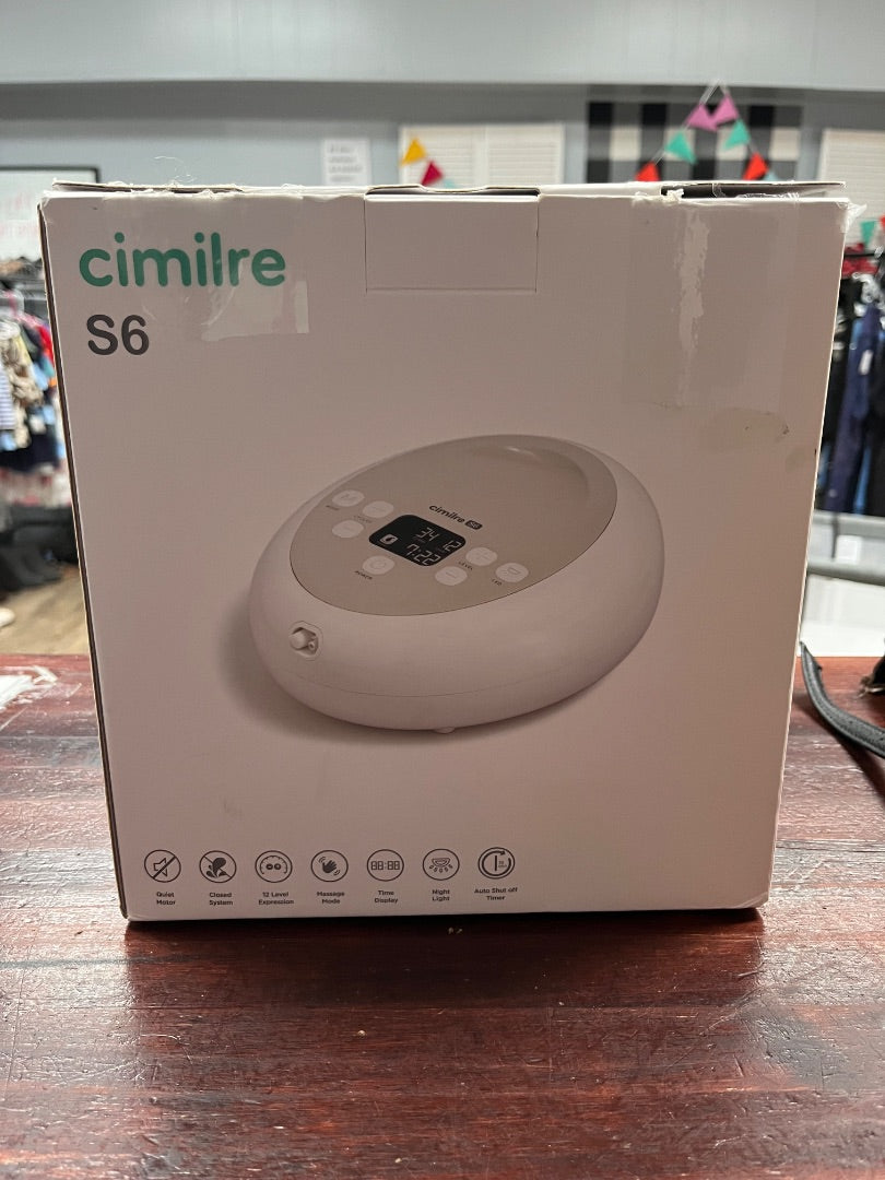 WHITE CIMILRE S6 DOUBLE ELECTRIC BREAST PUMP- NEW
