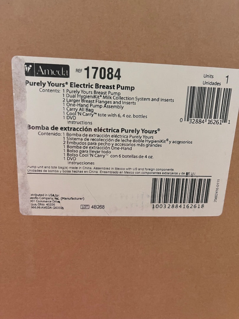 AMEDA PURELY YOURS ELECTRIC BREAST PUMP
