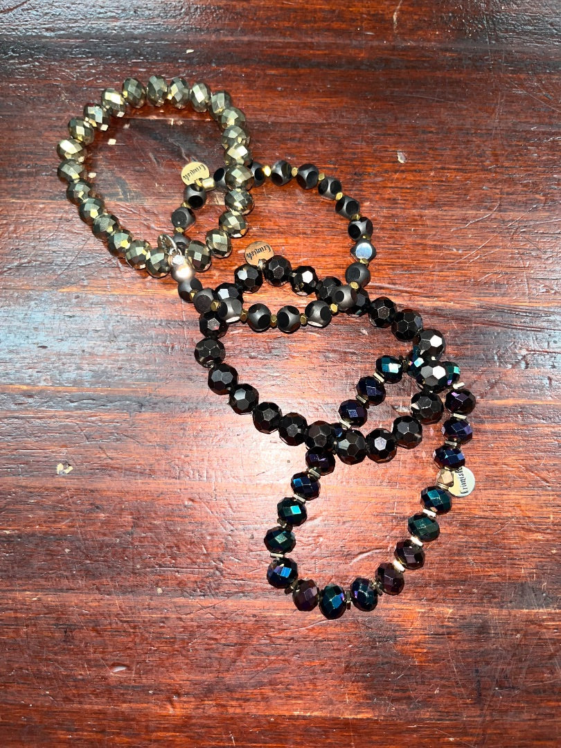 MULTI ERMISH 4PC BEADED BRACELETS