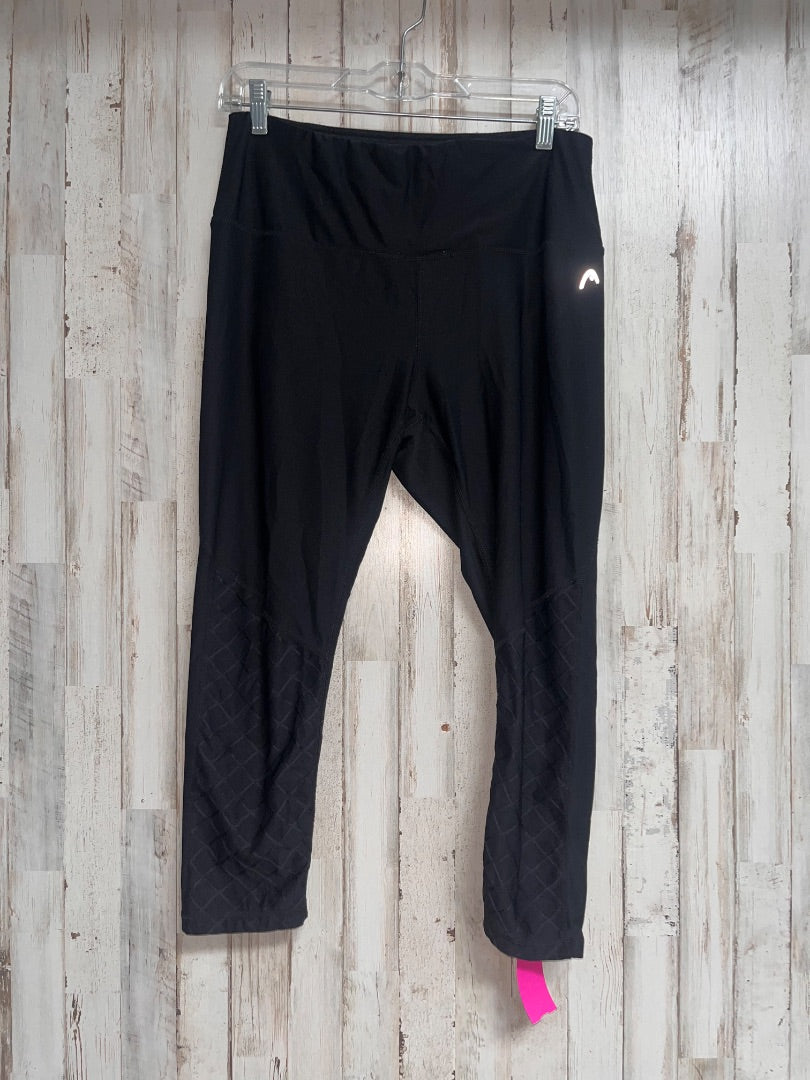 BLACK HEAD TEXTURED LEGGINGS, LADIES L