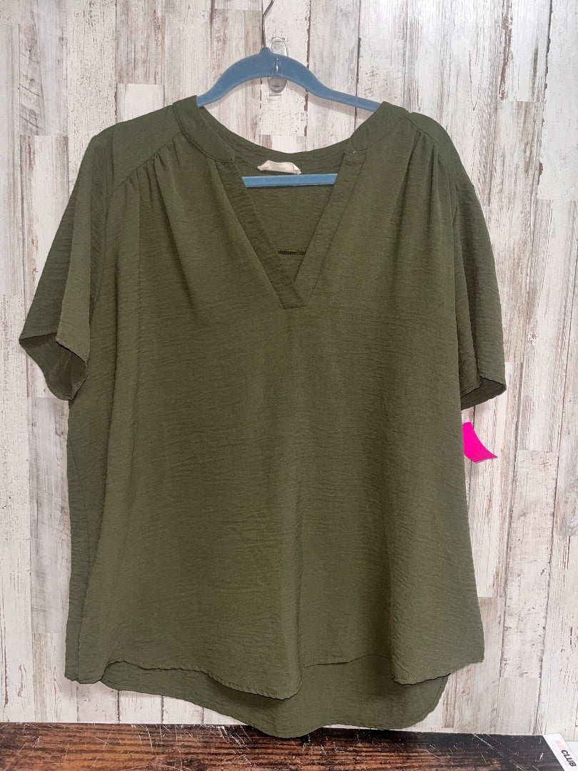 OLIVE ENTRO VNECK TOP, LADIES XL