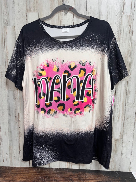 BLACK  MAMA TEE, LADIES 2X