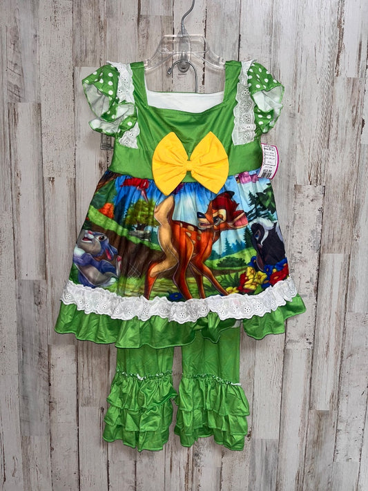 GREEN BOUTIQUE BAMBI 2PC SET, GIRLS 2T