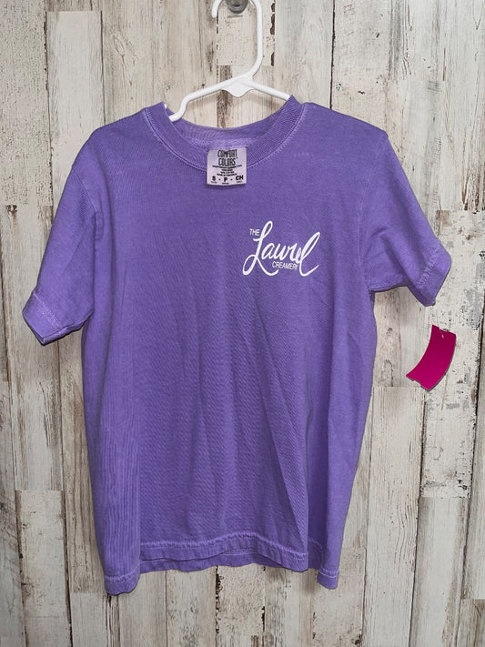 PURPLE COMFORT COLOR CREAMERY TEE, GIRLS 6