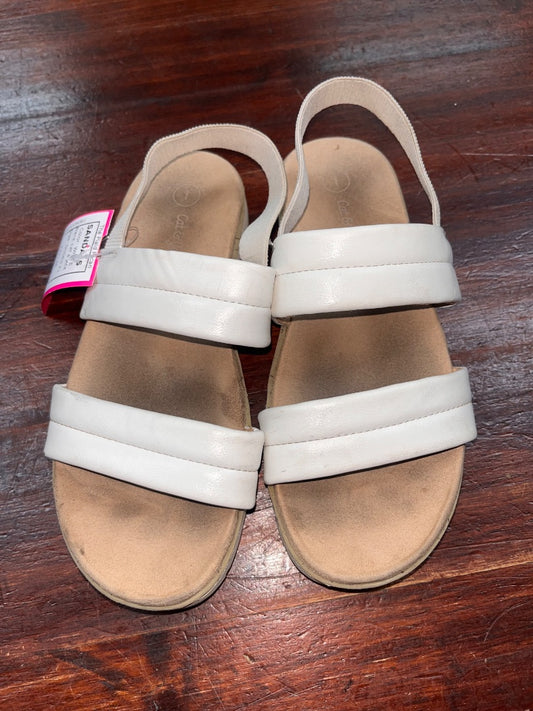 WHITE CAT & JACK SANDALS, SHOES Y1