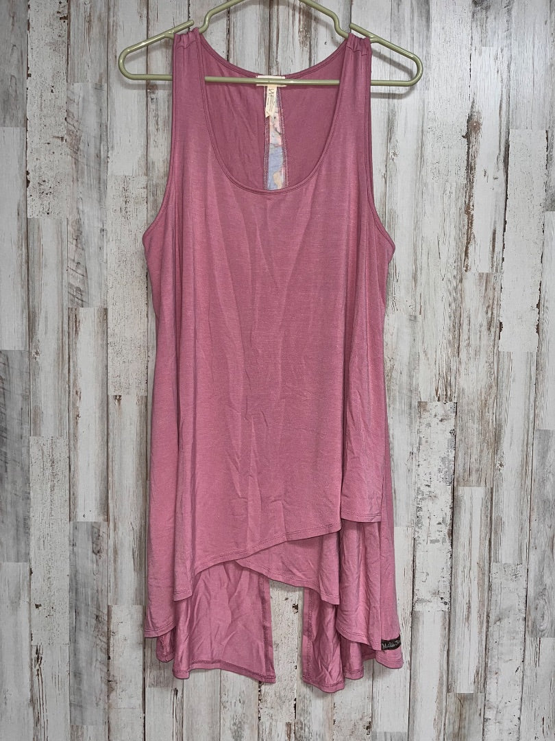 MAUVE MATILDA JANE SOFT FLORAL STRIP TANK, LADIES L