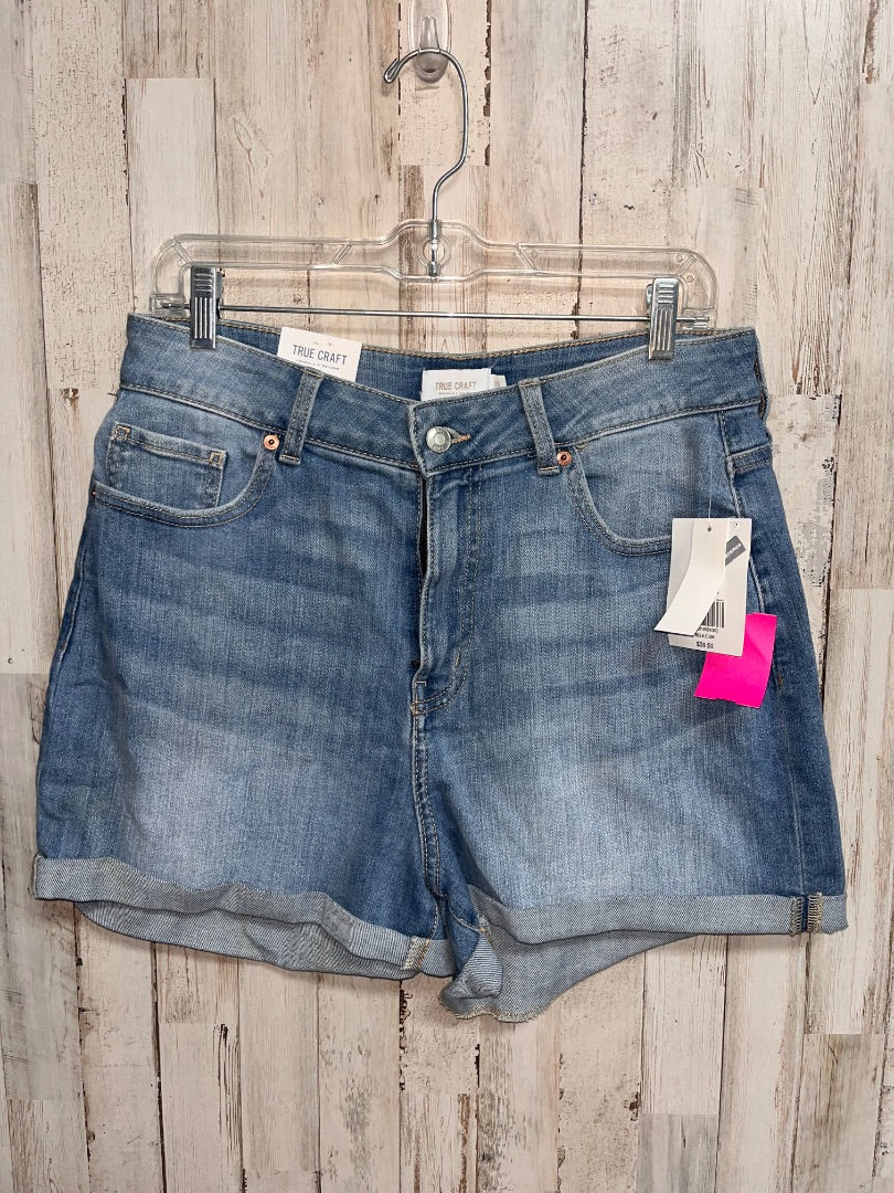 DENIM TRUE CRAFT NEW 13 CUFF SHORTS, LADIES L