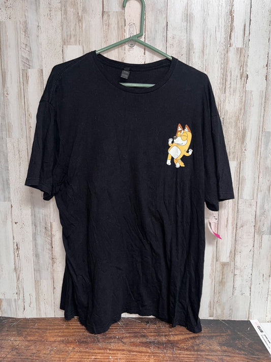 BLACK GILDAN SOFTSTYLE BLUEY MOM ERA TEE, LADIES 2X