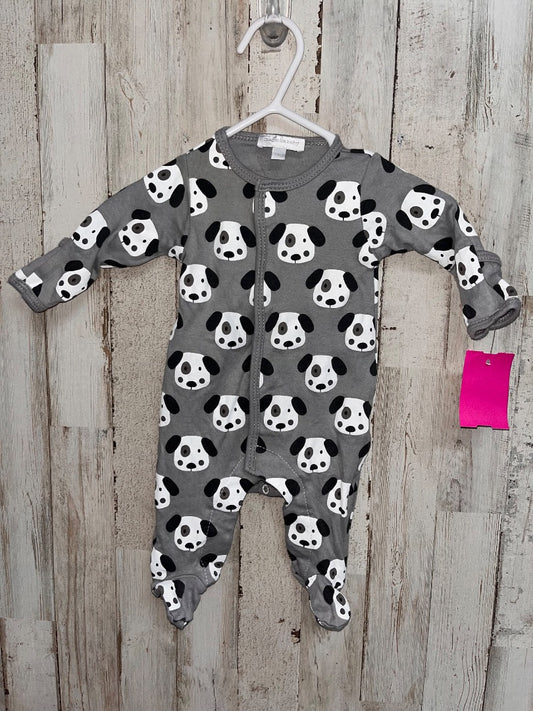 GREY MAGNOLIA BABY PUPPY SLEEPER, BOY PREEMIE