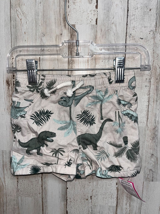 TAN GARANIMALS DINO SHORTS, BOY 18M