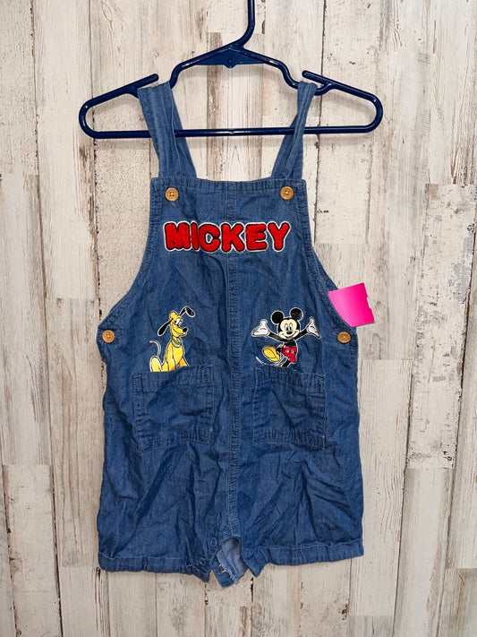 DENIM DISNEY MICKEY JEAN OVERALLS, BOY 24M