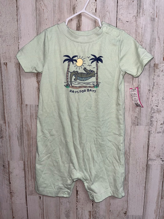 SAGE GARANIMALS RAYS FOR DAYS ROMPER, BOY 24M