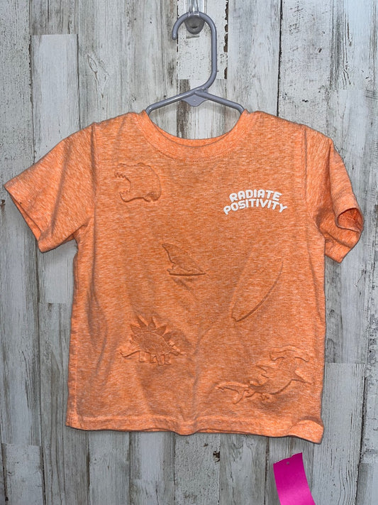 ORANGE GARANIMALS RADIATE POSITIVITY DINO TEE, BOY 3T