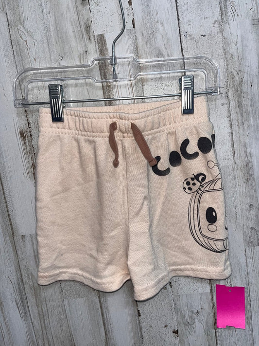 TAN COCOMELON CHARACTER COTTON SHORTS, BOY 3T