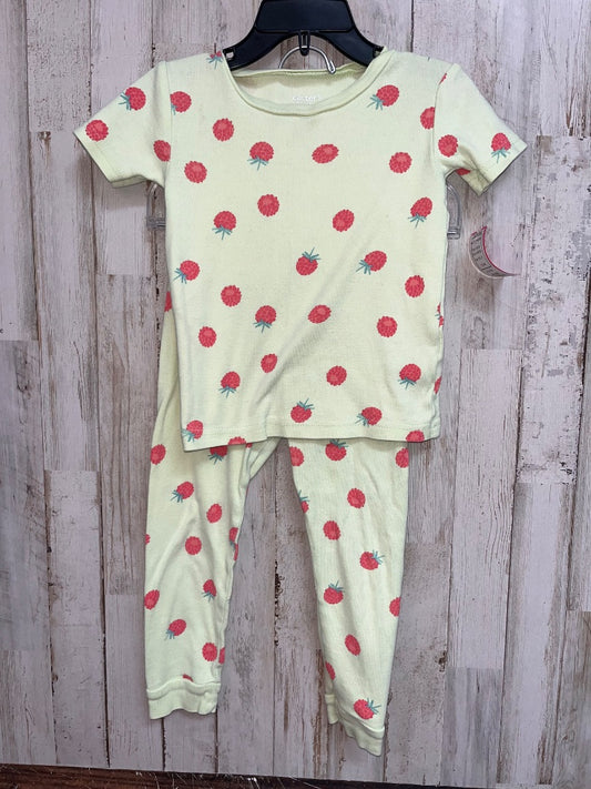 GREEN CARTERS RASPBERRY PJ SET, GIRL 3T