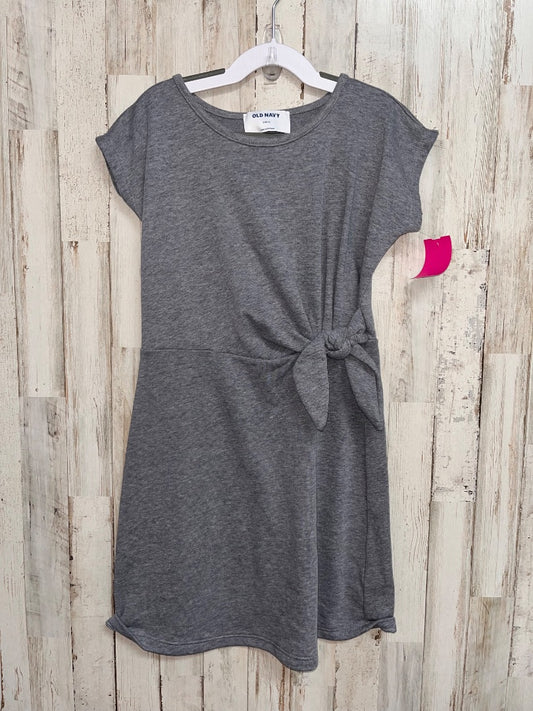 GREY OLD NAVY KNOT HEATHER DRESS, GIRL 6/7