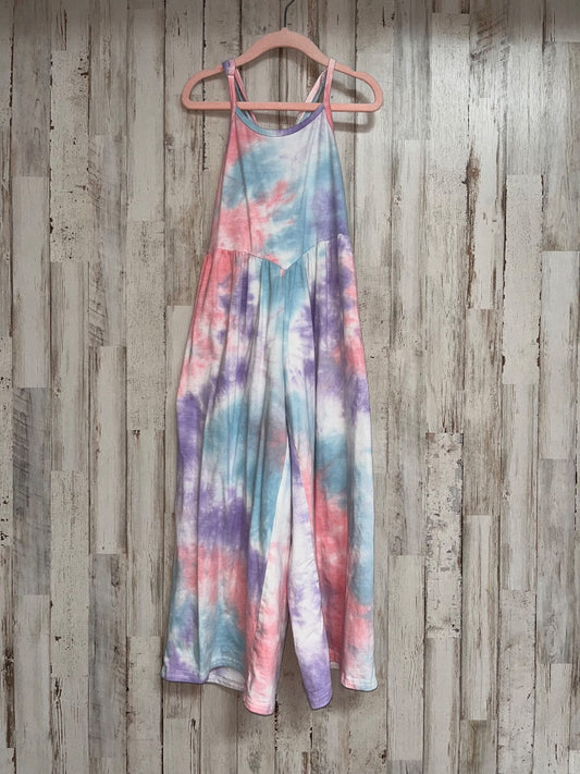 PASTEL SUNSHINE SWING TIE DYE ROMPER, GIRL 8