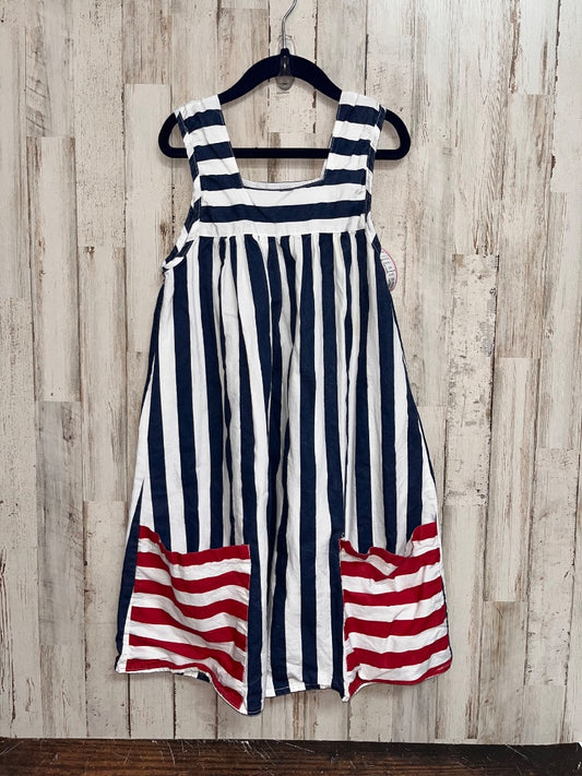 RED/WHITE/BLUE BOUTIQUE STRIPE POCKET DRESS, GIRL 8
