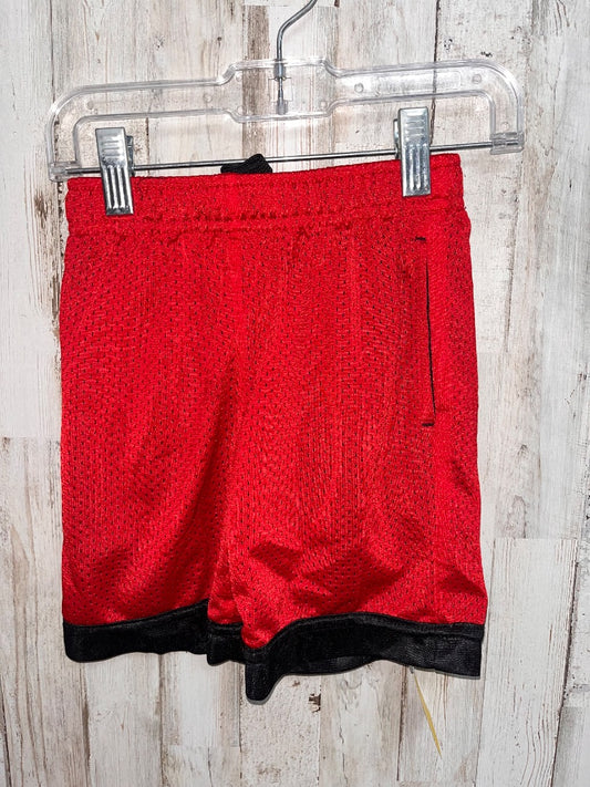 RED ATHLETIC WORKS MESH SHORTS, BOYS 4/5