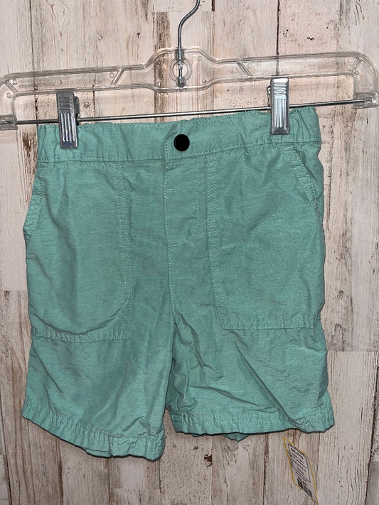 TEAL GARANIMALS SHORTS, BOYS 4T