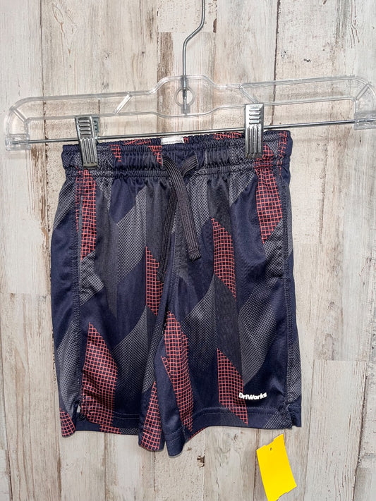 GREY ATHLETIC WORKS PRINTED SHORTS, BOYS 4/5