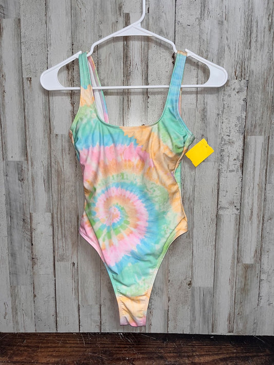 PINK STONEY CLOVER DYE ONE PIECE SWIM, LADIES XXS