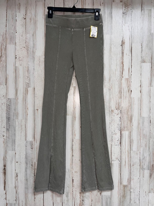 OLIVE WILD FABLE RIBBED FLARE LEGGINGS, LADIES XS