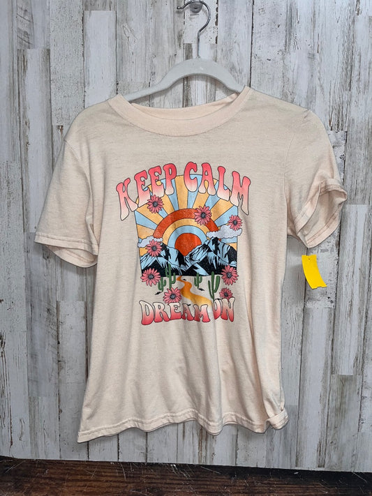 TAN SHEIN KEEP CALM DESERT TEE, LADIES XS