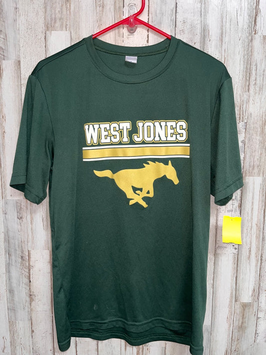 GREEN SPORT TEK WEST JONES DRY FIT TEE, LADIES S