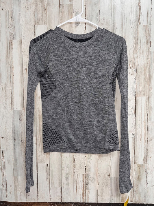 GREY OLD NAVY ACTIVE SEAMLESS LONG SLEEVE, LADIES S