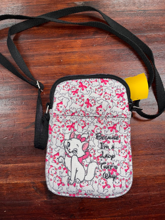 WHITE  KITTY PURSE