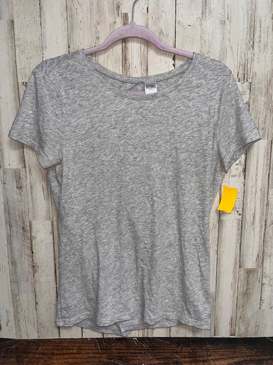 GREY VICTORIAS SECRET KEYHOLE BACK YOGA TEE, LADIES S
