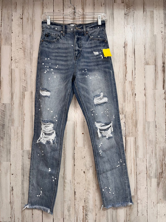 DENIM KANCAN BLEACHED DISTRESSED JEANS 0/23, LADIES XS