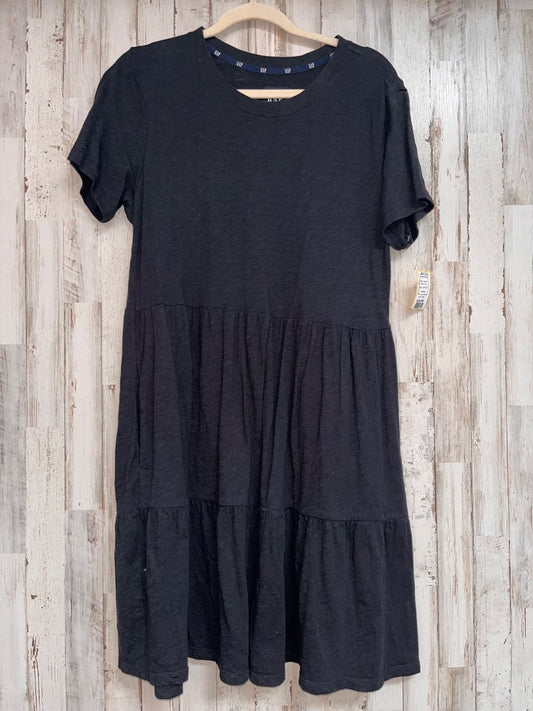 BLACK GAP COTTON TIER DRESS, LADIES M