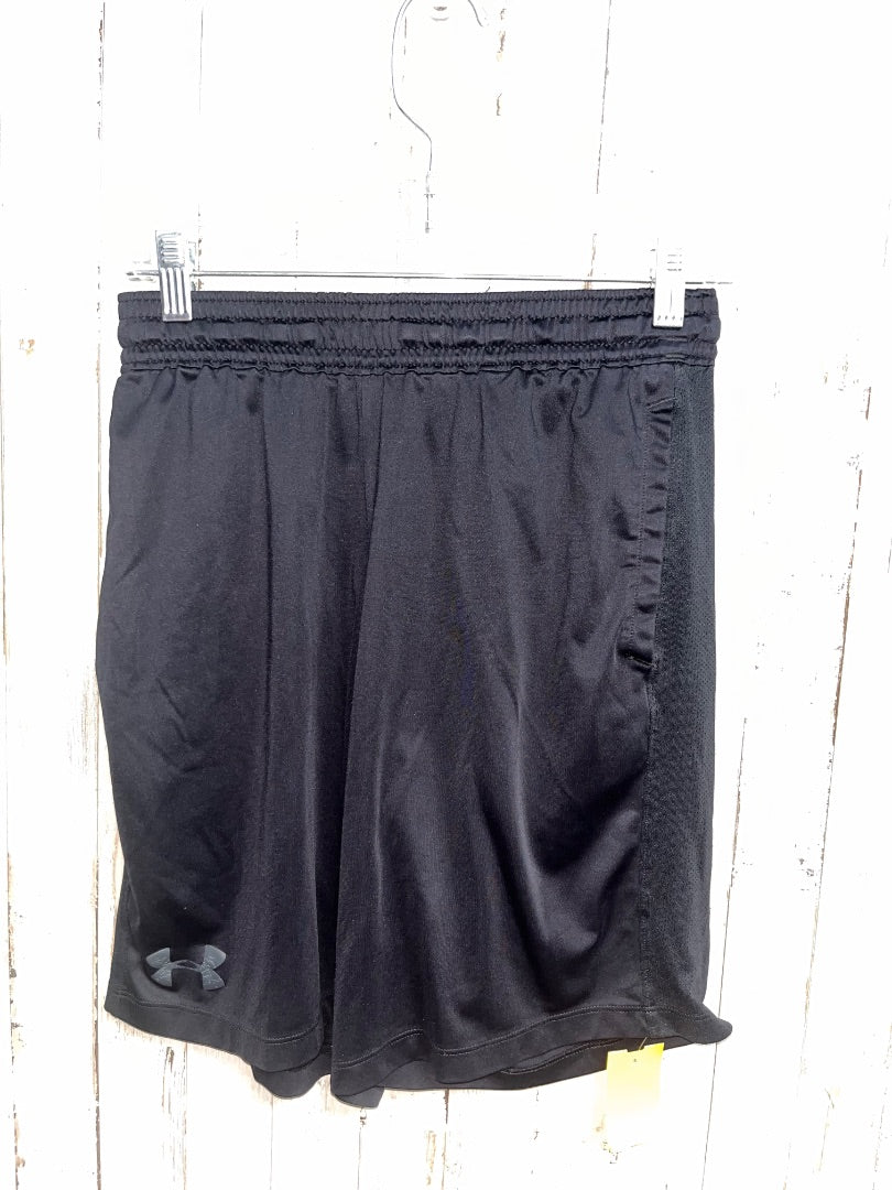 BLACK UNDER ARMOUR DRY FIT SHORTS, BOY ADULT S