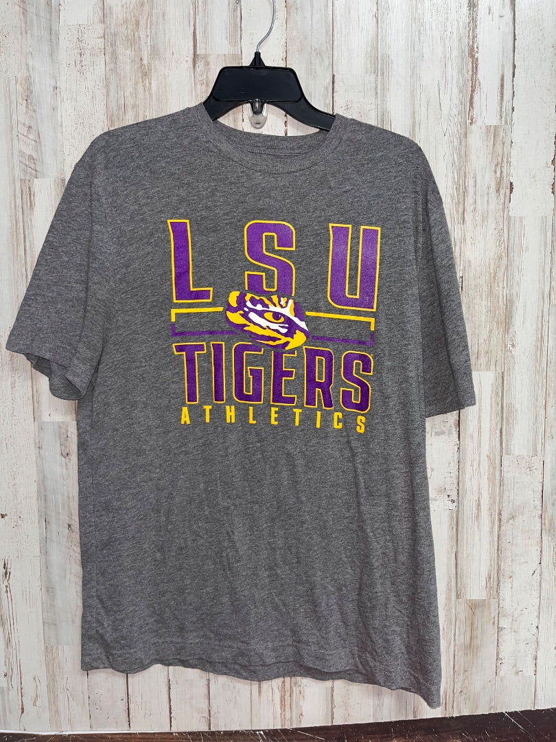 GREY CAPTIVATING LSU TIGERS TEE, BOY ADULT L