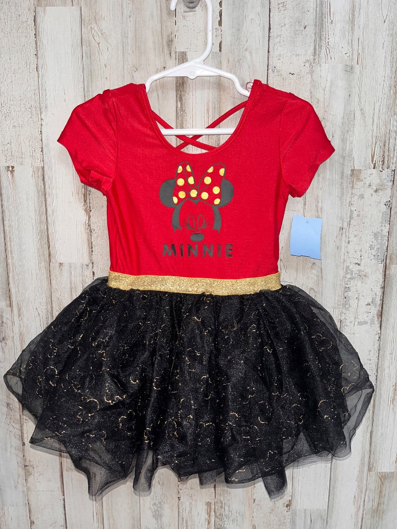 RED DISNEY MINNIE TUTU DRESS, GIRL 2T
