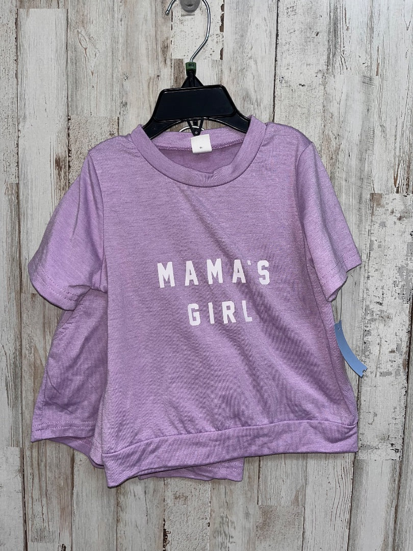 PURPLE SHEIN MAMAS GIRL 2PC SET, GIRL 2T