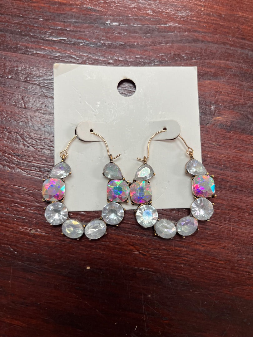 RHINESTONE HOOPS