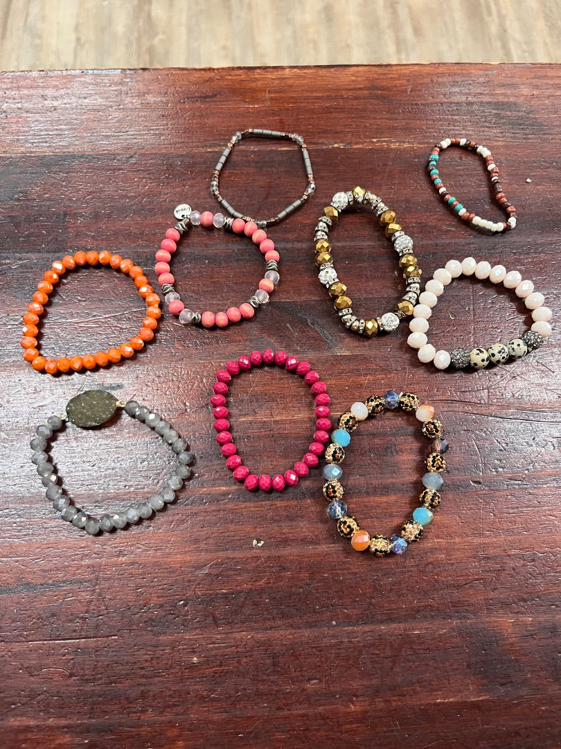 ERMISH (SOME OF THEM) 8PC BEADED BRACELET SET