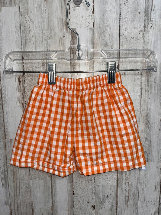 ORANGE BOUTIQUE GINGHAM SHORTS, BOY 2T
