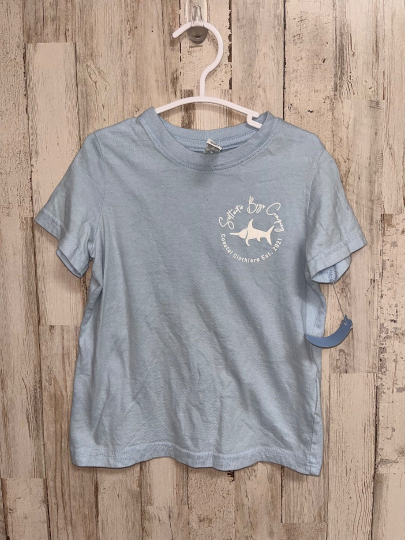 LIGHT BLUE SALTWATER BOYS CRAWFISH TASTER TEE, BOY 3T