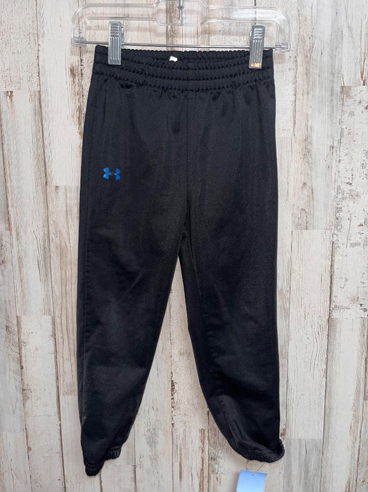 BLACK UNDER ARMOUR DRY FIT JOGGERS, BOY 3T
