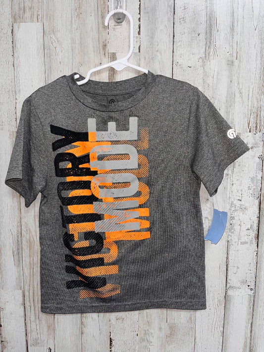 GREY CHAMPION VICTORY MODE DRY FIT TEE, BOY 4/5