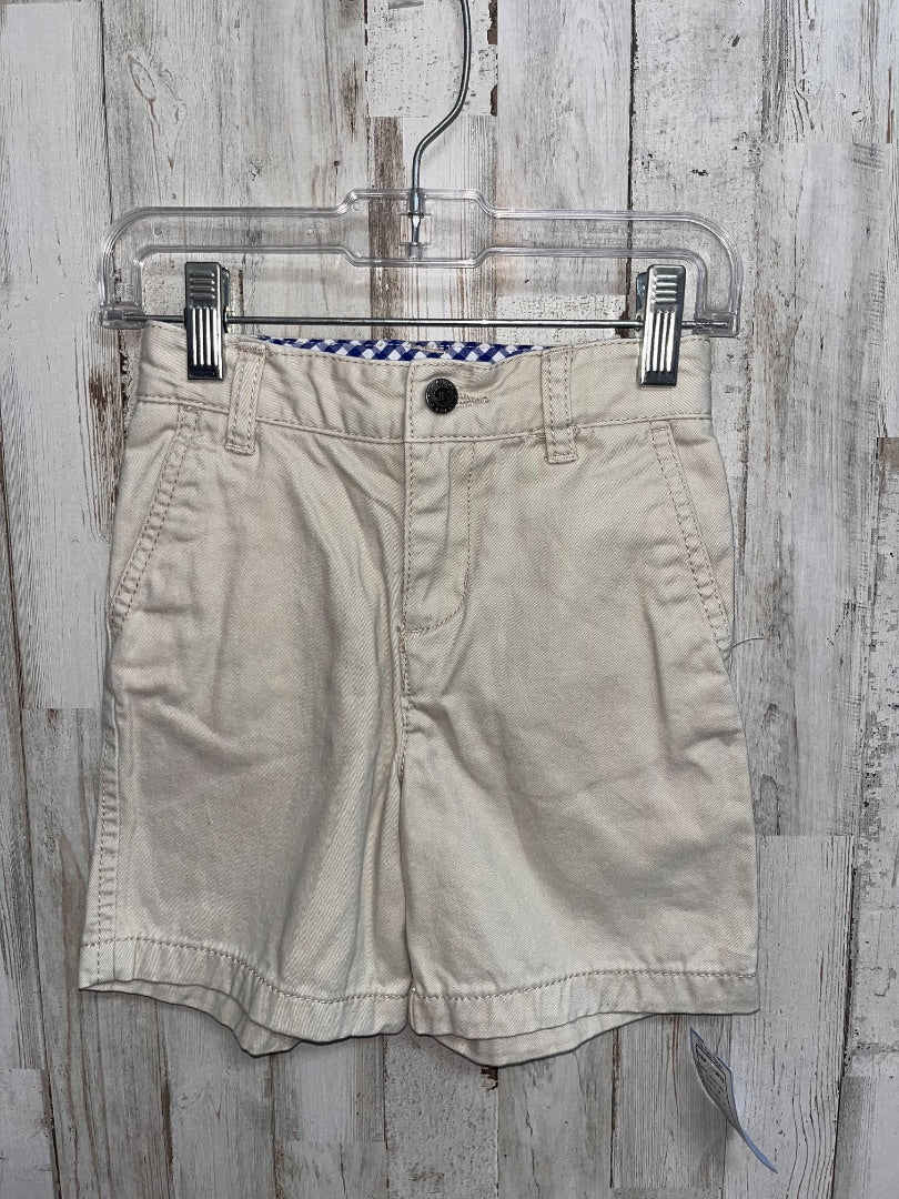 LIGHT TAN JK KHAKI SHORTS, BOY 4T